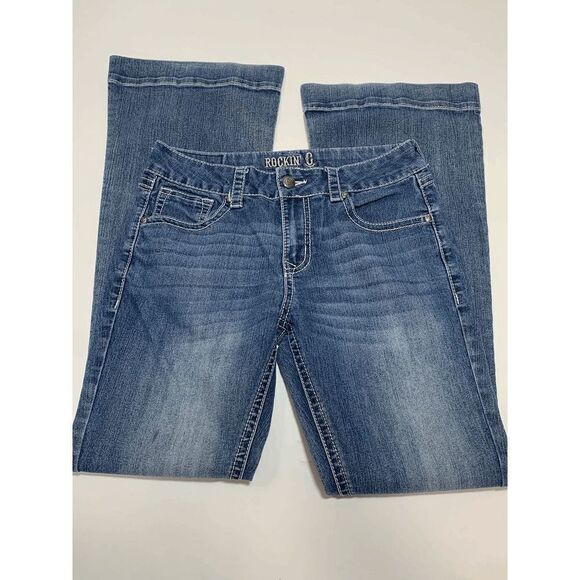 Blue Denim Women's Jeans - Picture 6 of 10